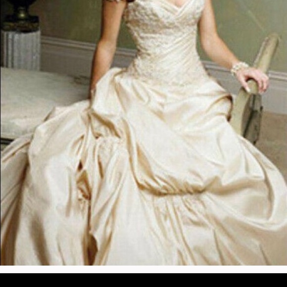 Maggie Sottero Mary Ivory beaded wedding dress - Picture 5 of 7